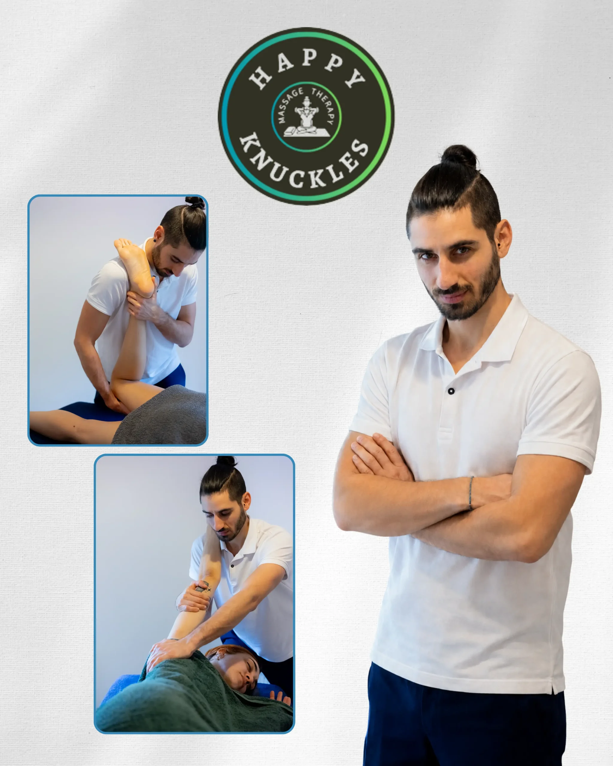 George Marcoulis, founder and lead therapist at Happy Knuckles